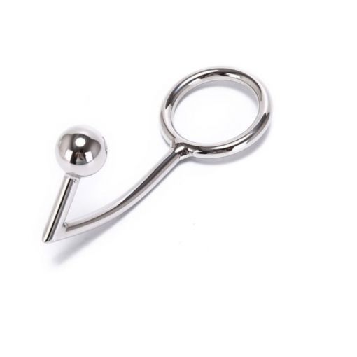Metal Anal Plug with Cock Ring