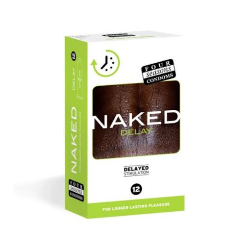 Four Seasons Naked Delay Condoms 12 Pk
