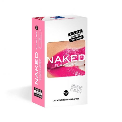 Four Seasons Naked Flavoured Condoms 12PK