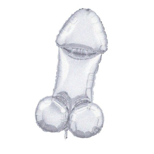 3Ft Glitterati Disco Party Giant Penis Balloon