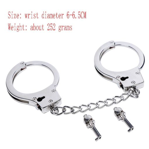Silver Metal Handcuffs