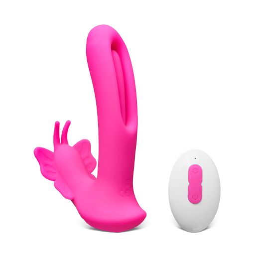9-Speed Wearable Remote Control Vibrator with Flapping Function