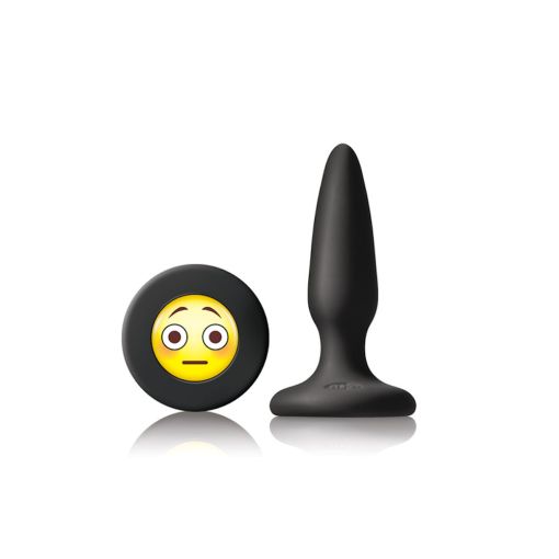 Moji's OMG Mini Silicone Butt Plug with Emoji Face