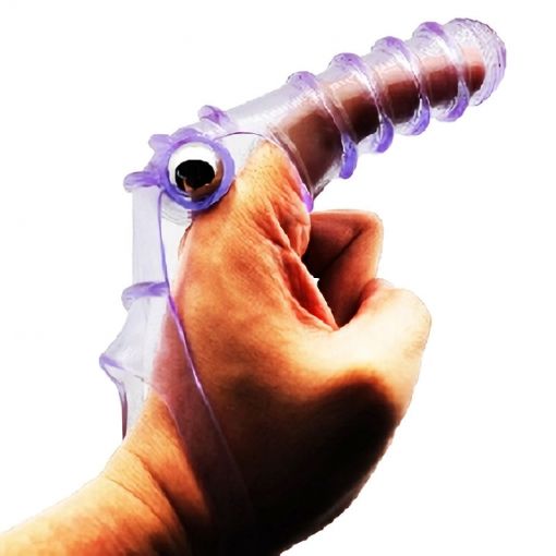 Purple Colour Finger Vibrator, your perfect new foreplay tool.