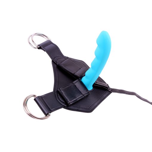 R.G.B. Blue Cavelier Strap-On Harness