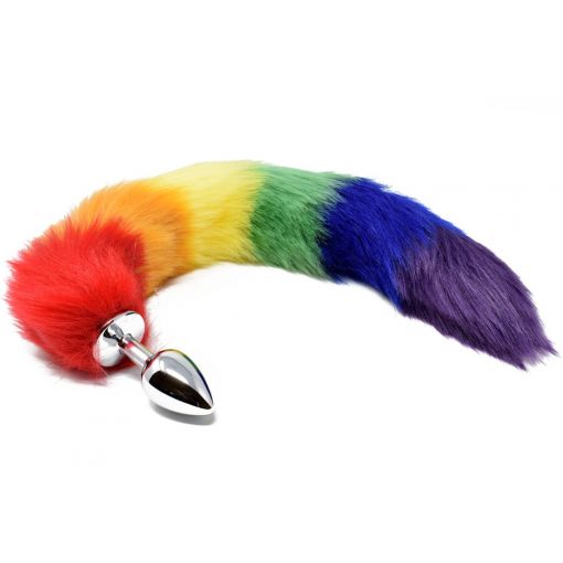 Rainbow Fox Tail