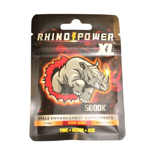 Rhino Power XL Male Enhancement Supplement 5 Pack