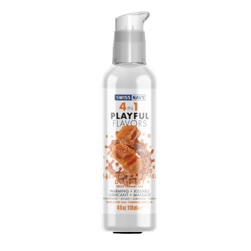 Swiss Navy 4 in 1 Salted Caramel Personal Lubricant 118ml