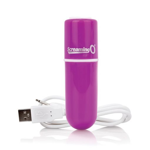 Screaming O Charged Vooom Rechargeable Bullet Vibe - Purple