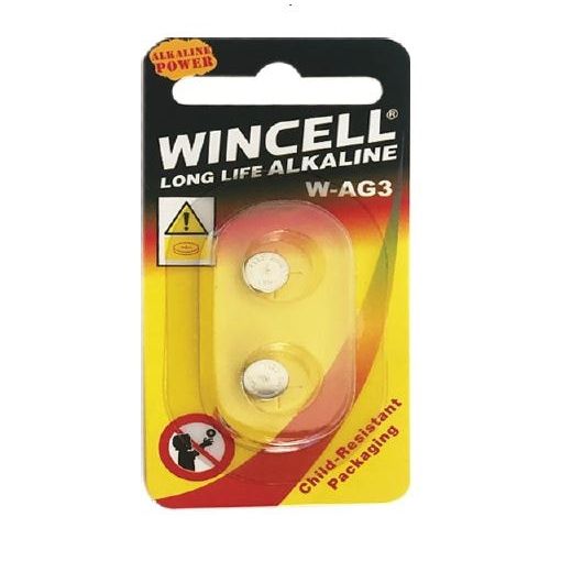 Wincell Long Life Alkaline Size W-AG3 Batteries
