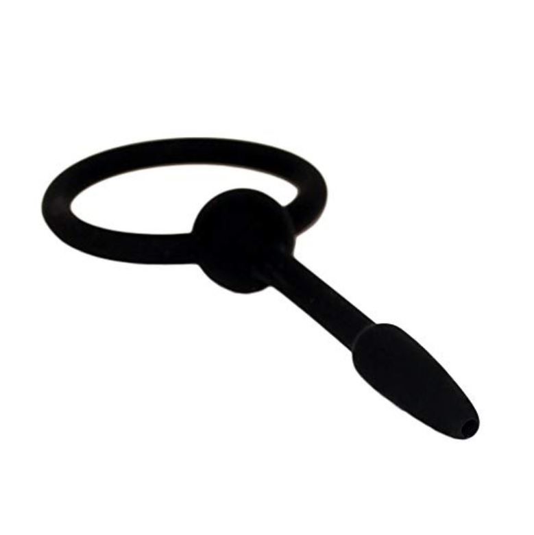 penis plug porn Buy Cum-thru Penis Plug With Ball - Silver - Hawttt