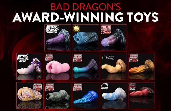 Ranking dragon dildos and fantasy dildos at Sex Toy Discount Warehouse