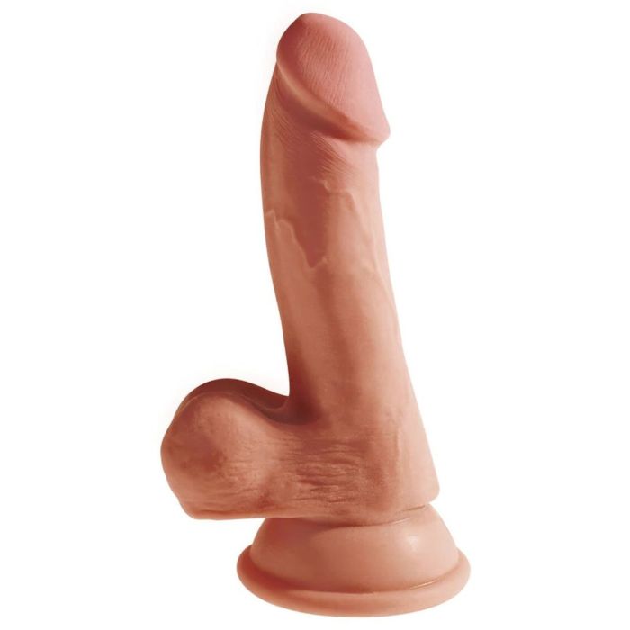King Cock Plus 6.5 inch Triple Density suction cup dildo with balls