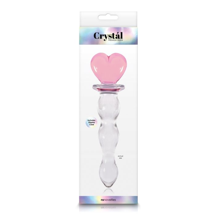 Crystal Heart of Glass Dildo