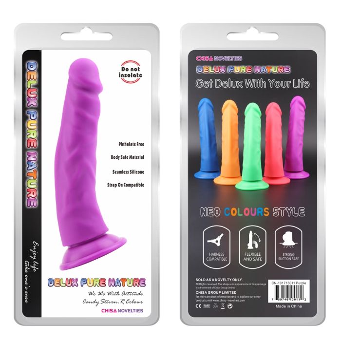 Silicone Flexi Purple Dong