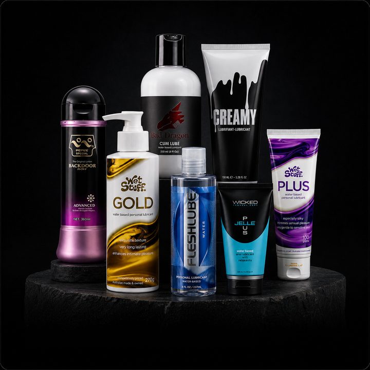A range of water-based lubricants
