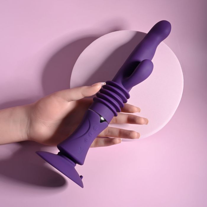 Thrusting dildo lubricant and setup guide